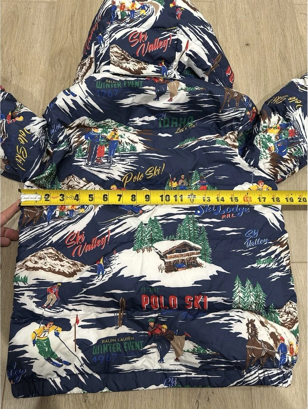 Polo Ralph Lauren Kids Ski-Print Water-Repellent Down Jacket M 10-12